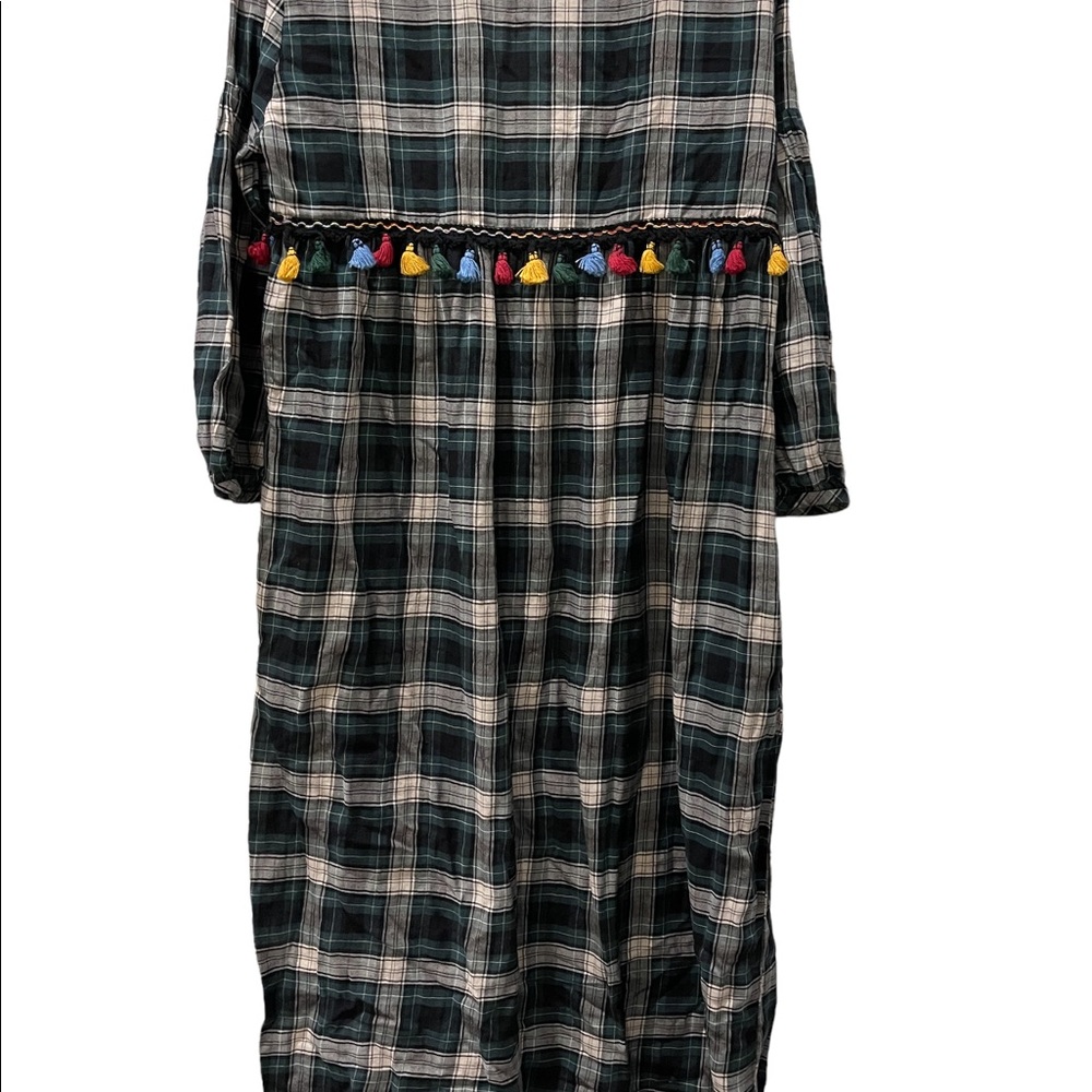 Zara Trafaluc plaid dress size medium - Picture 2 of 6